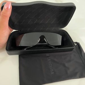 Balenciaga Mono Rectangle Sunglasses